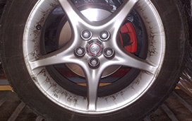 Tire before